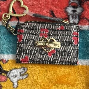 Juicy Couture Black and Red Heart Wallet